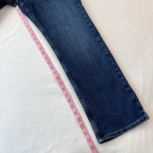 Abercrombie & Fitch Classic Straight Epic Flex Blue Jeans men's size 32X27 - Picture 6 of 9